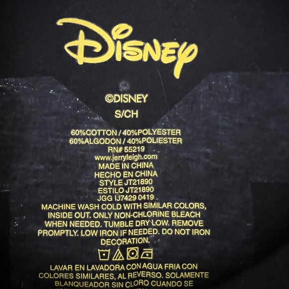 Women's Disney Mickey Mouse Cropped T-Shirt - Picture 4 of 4